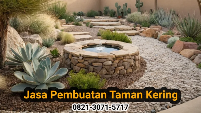 Jasa Pembuatan Taman Kering