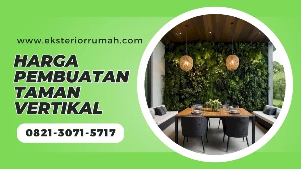 Harga Pembuatan Taman Vertikal